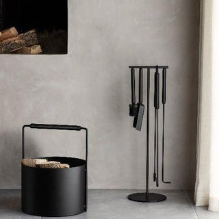 BlomusASHI Fireplace Tool Set - 5 Pc - Black Handle66154Aloha Habitat