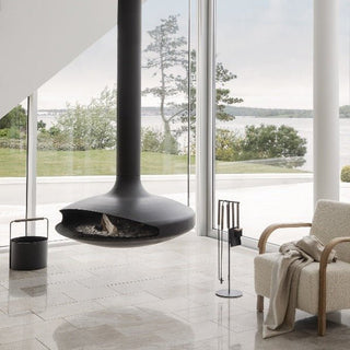 BlomusASHI Fireplace Tool Set - 5 Pc - Brown Handle66155Aloha Habitat