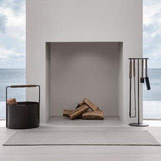 BlomusASHI Fireplace Tool Set - 5 Pc - Brown Handle66155Aloha Habitat