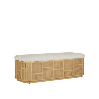 Currey & CompanyAnisa Sea Sand Storage Bench7000 - 0662Aloha Habitat