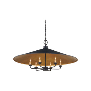 Currey & CompanyBrussels Black Chandelier9873Aloha Habitat