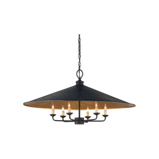 Currey & CompanyBrussels Black Chandelier9873Aloha Habitat