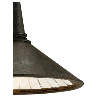 Currey & CompanyManuscript Medium Black Pendant9056Aloha Habitat