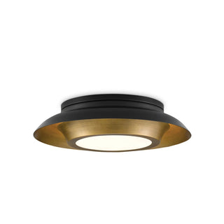 Currey & CompanyMetaphor Black & Brass Flush Mount9999 - 0045Origins of Home