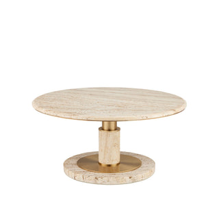 Currey & CompanyMiles Travertine Cocktail Table4000 - 0184Aloha Habitat