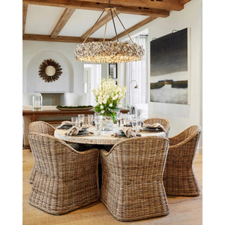 Currey & CompanyOyster Shell Chandelier9672Aloha Habitat