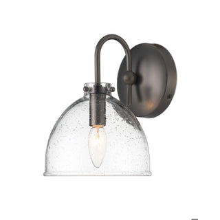 Currey & CompanyQuinn Seeded Glass 7" Dome Dark Bronze Wall Sconce LightL050 - 0002Origins of Home