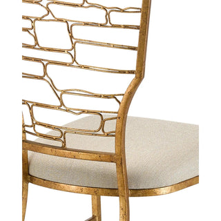 Currey & CompanyVinton Gold Chair, Appeal Sand7000 - 0952Aloha Habitat