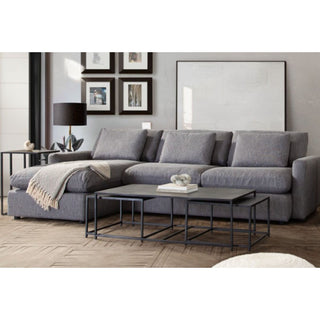 Diamond SofaArcadia 2PC Reversible Chaise Sectional (w) Feather Down SeatingARCADIAGR2PCAloha Habitat