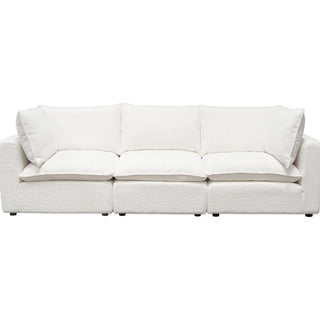 Diamond SofaIvy 3 Piece Modular Sectional Sofa (w) White Faux Shearling Feather Down - by Diamond Sofa - IVY2SC1ACWHIVY2SC1ACWHAloha Habitat