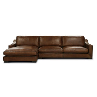 GTR LeatherDaytona Hand Antiqued All Leather LAF Chaise Luxe Sofa, Daytona AntiqueGTRX16 - 52/33 LUXOrigins of Home