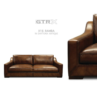 GTR LeatherDaytona Hand Antiqued All Leather Luxe Sofa, Daytona AntiqueGTRX16 - 30 LUXOrigins of Home