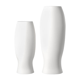 Howard ElliotAbstract Faces Matte White Ceramic Vases - Set of 234094Origins of Home
