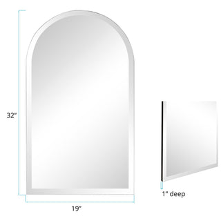 Howard ElliotFrameless Arched Mirror Tall36017Origins of Home