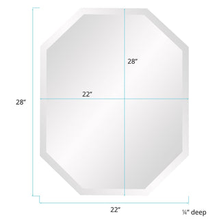 Howard ElliotFrameless Octagonal Mirror36001Origins of Home