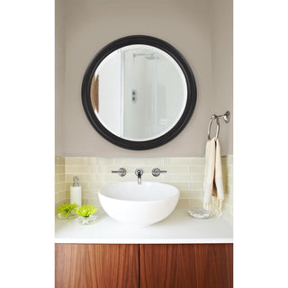 Howard ElliotGeorge Matte Black Round Mirror53122Origins of Home