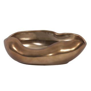 Howard ElliotMatte Bronze Abstract Ceramic Bowl34153Origins of Home