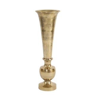 Howard ElliotOversized Flared Gold Aluminum Vase - Small35100Origins of Home