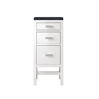 James Martin VanitiesAddison 15" Base Cabinet, Glossy White w/ 3 CM Charcoal Soapstone Quartz TopE444 - BC15 - GW - 3CSPAloha Habitat