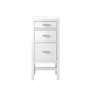 James Martin VanitiesAddison 15" Base Cabinet, Glossy White w/ 3 CM White Zeus Quartz TopE444 - BC15 - GW - 3WZAloha Habitat