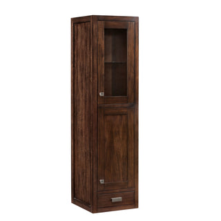 James Martin VanitiesAddison 15" D Grand Tower Hutch - Right, Mid - Century AcaciaE444 - H15R - MCAAloha Habitat