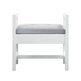 James Martin VanitiesAddison 24.5" Upholstered Bench, Glossy WhiteE444 - BNCH - GWAloha Habitat