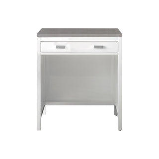 James Martin VanitiesAddison 30" Countertop Unit, Glossy White w/ 3 CM Grey Expo Quartz TopE444 - CU30 - GW - 3GEXAloha Habitat