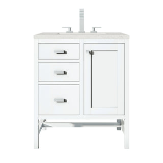 James Martin VanitiesAddison 30" Single Vanity, Glossy White w/ 3 CM Lime Delight Quartz TopE444 - V30 - GW - 3LDLAloha Habitat