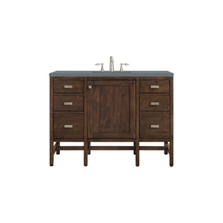 James Martin VanitiesAddison 48" Single Vanity, Mid - Century Acacia w/ 3 CM Cala Blue Quartz TopE444 - V48 - MCA - 3CBLAloha Habitat