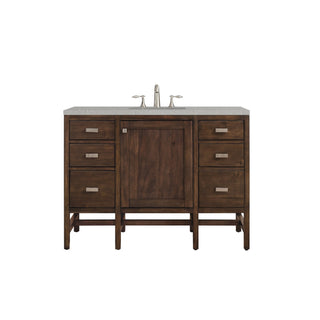 James Martin VanitiesAddison 48" Single Vanity, Mid - Century Acacia w/ 3 CM Eternal Serena Quartz TopE444 - V48 - MCA - 3ESRAloha Habitat