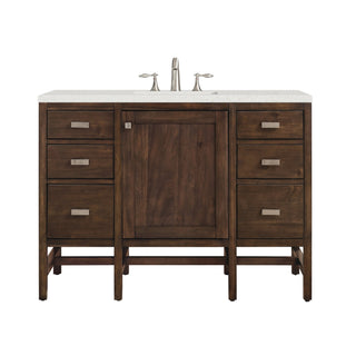 James Martin VanitiesAddison 48" Single Vanity, Mid - Century Acacia w/ 3 CM Lime Delight Quartz TopE444 - V48 - MCA - 3LDLAloha Habitat