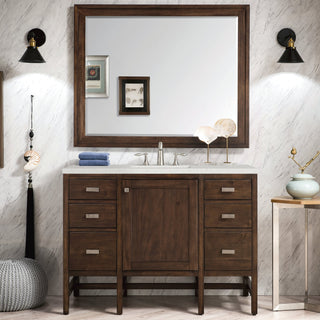 James Martin VanitiesAddison 48" Single Vanity, Mid - Century Acacia w/ 3 CM Lime Delight Quartz TopE444 - V48 - MCA - 3LDLAloha Habitat