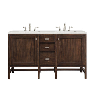 James Martin VanitiesAddison 60" Double Vanity, Mid - Century Acacia w/ 3 CM Lime Delight Quartz TopE444 - V60D - MCA - 3LDLAloha Habitat