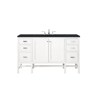 James Martin VanitiesAddison 60" Single Vanity, Glossy White w/ 3 CM Charcoal Soapstone Quartz TopE444 - V60S - GW - 3CSPAloha Habitat