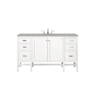 James Martin VanitiesAddison 60" Single Vanity, Glossy White w/ 3 CM Eternal Serena TopE444 - V60S - GW - 3ESRAloha Habitat