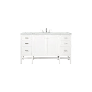 James Martin VanitiesAddison 60" Single Vanity, Glossy White w/ 3 CM Ethereal Noctis TopE444 - V60S - GW - 3ENCAloha Habitat