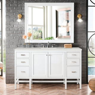 James Martin VanitiesAddison 60" Single Vanity, Glossy White w/ 3 CM Lime Delight Quartz TopE444 - V60S - GW - 3LDLAloha Habitat