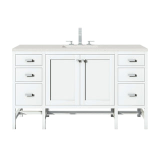 James Martin VanitiesAddison 60" Single Vanity, Glossy White w/ 3 CM Lime Delight Quartz TopE444 - V60S - GW - 3LDLAloha Habitat