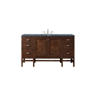 James Martin VanitiesAddison 60" Single Vanity, Mid - Century Acacia w/ 3 CM Charcoal Soapstone Quartz TopE444 - V60S - MCA - 3CSPAloha Habitat