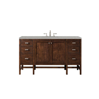 James Martin VanitiesAddison 60" Single Vanity, Mid - Century Acacia w/ 3 CM Eternal Serena Quartz TopE444 - V60S - MCA - 3ESRAloha Habitat