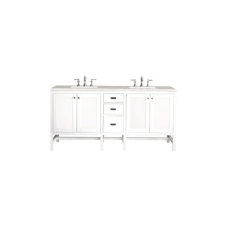 James Martin VanitiesAddison 72" Double Vanity, Glossy White w/ 3 CM Eternal Serena TopE444 - V72 - GW - 3ESRAloha Habitat