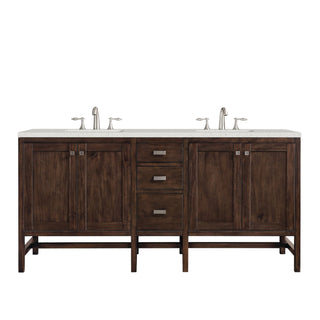 James Martin VanitiesAddison 72" Double Vanity, Mid - Century Acacia w/ 3 CM Lime Delight Quartz TopE444 - V72 - MCA - 3LDLAloha Habitat