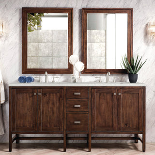 James Martin VanitiesAddison 72" Double Vanity, Mid - Century Acacia w/ 3 CM Lime Delight Quartz TopE444 - V72 - MCA - 3LDLAloha Habitat