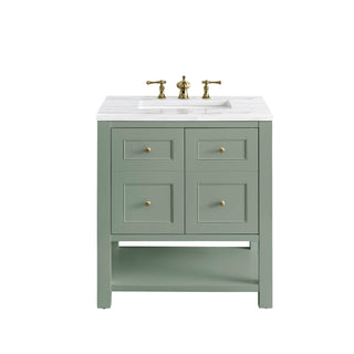 James Martin VanitiesBreckenridge 30" Single Vanity, Smokey Celadon w/ 3 CM Arctic Fall Top330 - V30 - SC - 3AFAloha Habitat