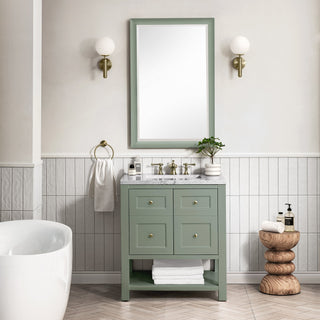 James Martin VanitiesBreckenridge 30" Single Vanity, Smokey Celadon w/ 3 CM Arctic Fall Top330 - V30 - SC - 3AFAloha Habitat