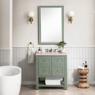 James Martin VanitiesBreckenridge 30" Single Vanity, Smokey Celadon w/ 3 CM Eternal Marfil Top330 - V30 - SC - 3EMRAloha Habitat