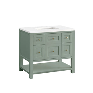 James Martin VanitiesBreckenridge 36" Single Vanity Cabinet, Smokey Celadon330 - V36 - SCAloha Habitat
