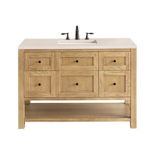 James Martin VanitiesBreckenridge 48" Single Vanity, Light Natural Oak w/ 3 CM Eternal Marfil Top330 - V48 - LNO - 3EMRAloha Habitat