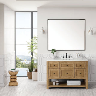 James Martin VanitiesBreckenridge 48" Single Vanity, Light Natural Oak w/ 3 CM Lime Delight Top330 - V48 - LNO - 3LDLAloha Habitat