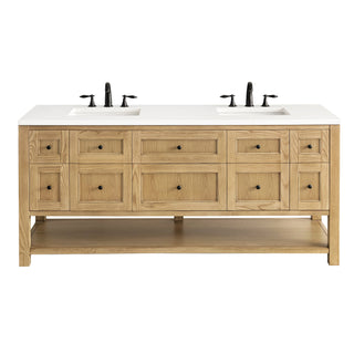 James Martin VanitiesBreckenridge 72" Double Vanity Base Only, Light Natural Oak330 - V72 - LNOAloha Habitat